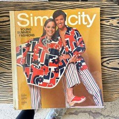 Vintage Simplicity 1970 Young Summer Fashions Store Counter Catalog Sewing Retro