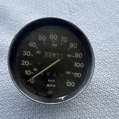 Vintage Smiths 120 MPH Speedometer Gauge - Classic MGB Mg