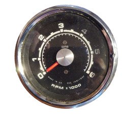 Vintage Smiths 9K RVC Type Rev Counter Tachometer with Brackets 2 - 6 Cylinder