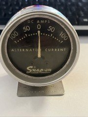 Vintage Snap-On Alternator Current Indicator Gauge. Made In USA