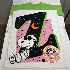 Vintage Snoopy Sleep Shirt Womens Flirts Joe Cool Nightgown One Size