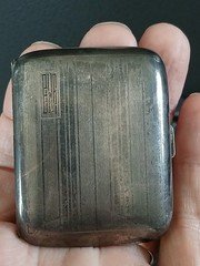 Vintage Sterling Silver Cigarette Case