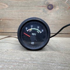 Vintage Stewart Warner Heavy Duty Voltmeter 2" UNTESTED