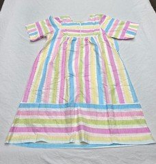 Vintage Styled By Saybury Multicolored Duster Housedress Loungewear Size Large