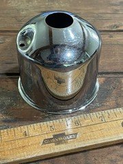 Vintage Sun NC-4 Chrome Tachometer Cup  Muscle Car Tach Housing