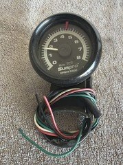 Vintage Sunpro Mini Tach 8000 RPM  Tachometer Untested