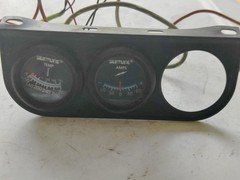 Vintage SunTune Universal Triple Gauge Pod Temperature Amps