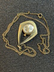 Vintage Swiss Sheffield Mechanical Women’s Pendant Watch For Parts Or Repair