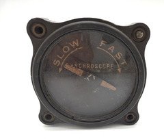 Vintage Synchroscope General Electric Gauge 