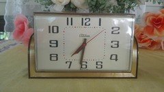Vintage Telechron Electric Clock Art Deco MCM Kitchen Clock 1955