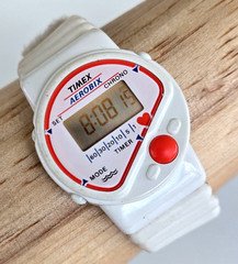 Vintage Timex Aerobix Digital Quartz Wrist Watch New Battery ModeNotWorking
