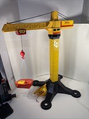 Vintage Tonka Mighty Tower Boom Crane Metal Rare Collectible Working