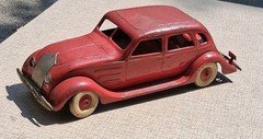 Vintage Toy Car Steel Kingsbury Sedan 1930s