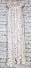 Vintage Victoria's Secret Nightie Dress Size M Pink Floral Prairie Cottagecore 