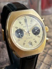 Vintage Wakmann Chronograph Valjoux 7734 - Just Serviced & Running Strong!