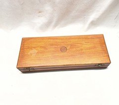 Vintage Wooden Presentation Case For Colt Single Action Revolver