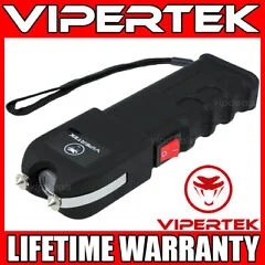 VIPERTEK Stun Gun VTS-989 - Heavy Duty Rechargeable LED Flashlight