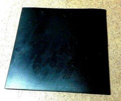 Viton ® Rubber Sheet FKM75 Fluoroelastomer Material 1/16" Thick x 6" x 6" Sq Pad