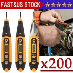Voltage Electric Tester Volt Detector Test Pen AC DC Non-Contact Sensor 12-1000V