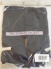 Vtg 2001 Victoria's Secret 100% Silk Pants Black Wide Leg Large NIP Catalog NOS