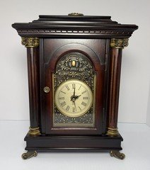 VTG Bombay Company Mantle Quartz Movement CLOCK The Belmont Secret Storage