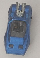 VTG Hot Wheels Redline Peeping Bomb Metallic Blue 1969 Mattel USA 