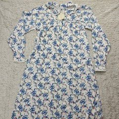 VTG J Christopher Floral Nightgown Womens M Elizabeth Cottagecore NTW Deadstock