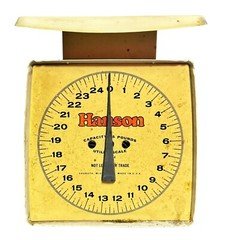 VTG Scale Hanson 34040-41 General Household Scale 25 LB X 1 OZ. Kitchen Granny