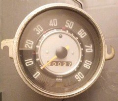 VW Classic Beetle VDO 90mph Speedo Speedometer 111 957 023 E
