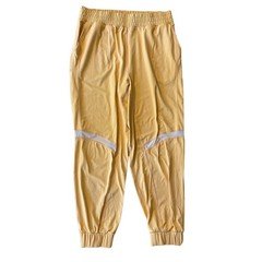 WalkPop Women's Lounge Pants Joggers Mesh Creamsicle Orange Size M NWOT