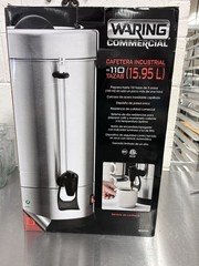 Waring Commercial WCU110 110-Cup 15.95L Stainless Coffee Urn Touchless Faucet