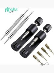 Watch Link Removal Kit - Strap Adjustment Tool with Pins & Extractors