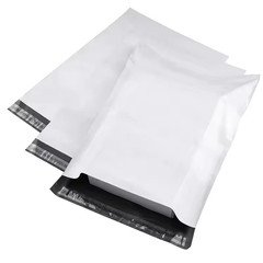 Waterproof Express Packaging Shipping Bag Gray White 17x30cm 100Pcs