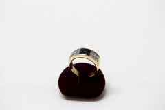 Wempe Ladies Ring 18k Yellow Gold With 18 Diamonds & 9 Sapphires Approx 5.9g