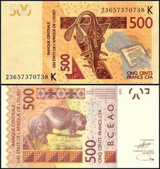 West African States - Senegal 500 Francs, 2023, P-719Kl, UNC