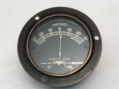 WESTON ELECTRICAL MODEL 354 TRUCK RAT ROD AMPERES GAUGE 