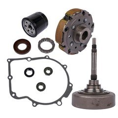 Wet Clutch 6 Shoe Kit Drum Shoe For HiSun 750 550 MTD Cub Cadet Challenger 19-21