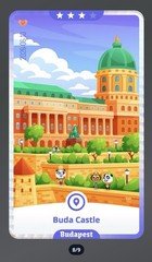 WeWard Budapest card 8/Carte Budapest 8/Carta Budapest 8