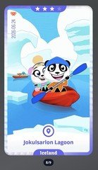 WeWard Iceland card 8/Carte Islande 8/Carta Islanda 8