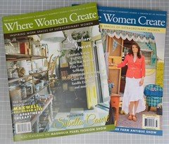 WHERE WOMEN CREATE MAGAZINE LOT 2013 VOL. 5 NO.s #1 & #4 FREE SHIPPING