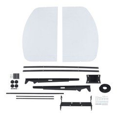 White 52" X 52" Tuff Top Tractor & Mower Canopy For ROPS 2" x 2" or 2" x 3"