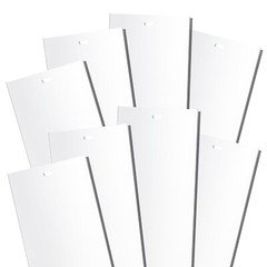 White Vertical Blinds Replacement Slats, for Doors Windows. Easy Install 82.5"