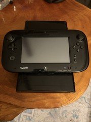 Wii U Console Black 32GB - 2  Wireless Controllers Game Pad - All Cords Included