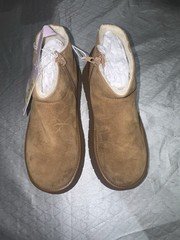 Wild Fable Women’s Chestnut Missy Boots Faux Suede Memory Foam Platform NWT