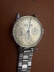 Wittnauer Stainless Steel Bracelet fits Valjoux 72c End links numbered G-1340-E