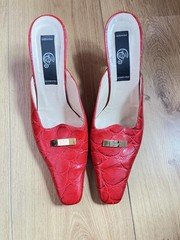 women cerruti heels red leather 42