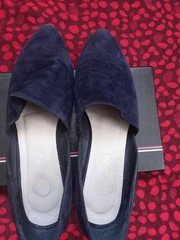 women donna christina heels navy suede 37.5