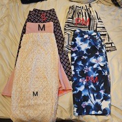 Women’s Lot of 5  Knee Length Skirts.       PM (Petit Medium)
