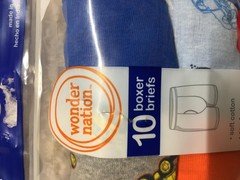Wonder Nation Boxer Briefs Boys XL Husky 14-16 10 Pack Vehicles Underwear