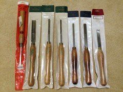 Woodturning Lathe Chisels Robert Sorby Hamlet Packard Crown Henry Taylor Turning